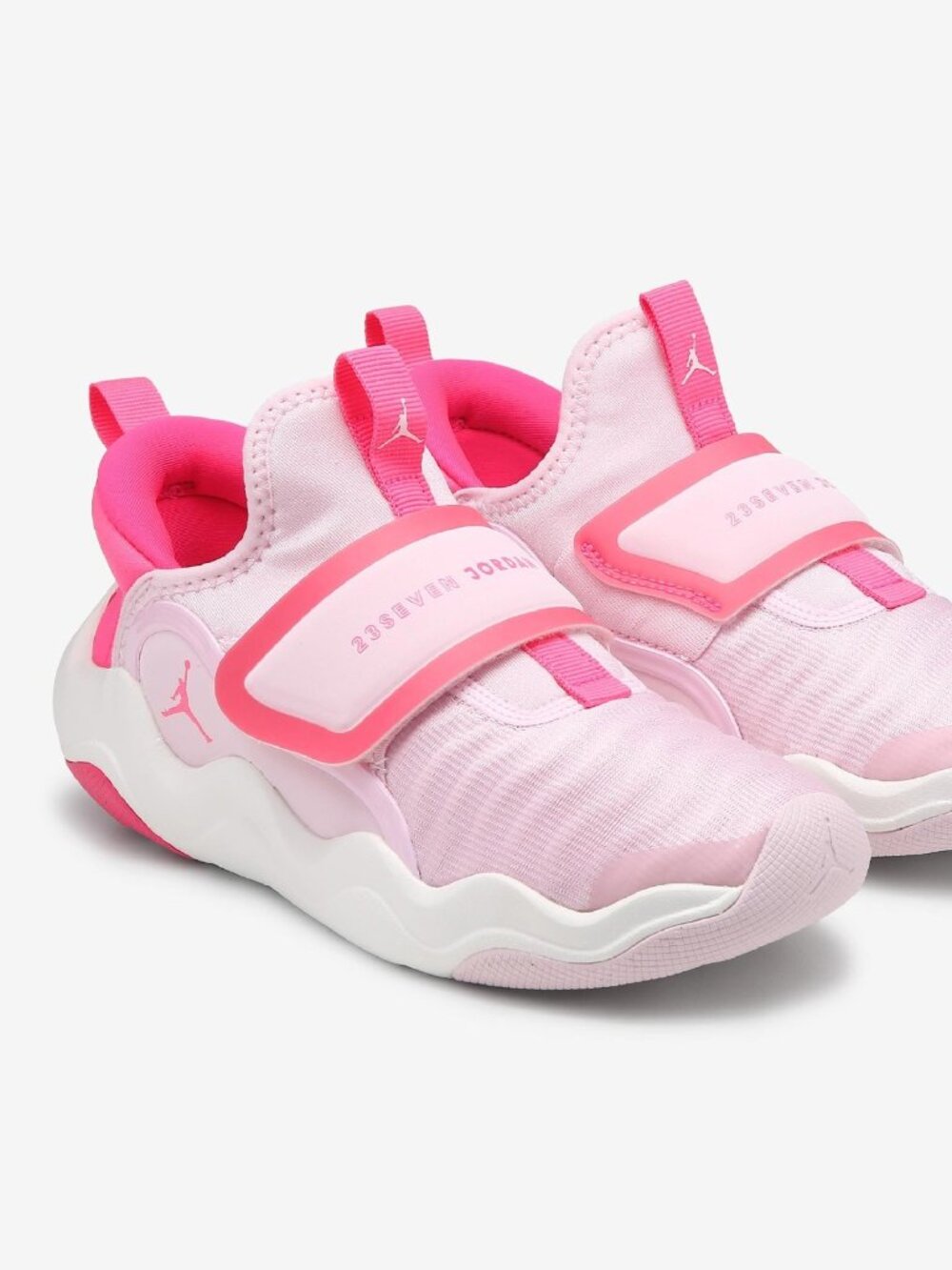 Air Jordan Nike Girls Kids Easy On 23/7 Sneakers Shoes Pink HF3415 2Y 2 NEW